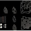 Garnitură pentru refacerea Rocker Box - Twin Cam COMETIC C10359 Garnitură pentru refacerea Rocker Box - Twin Cam COMETIC C10359 thumb