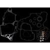 Set garnituri B/E TRX450R,TRX450ER COMETIC C3139BE