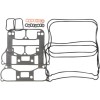 Set de restaurare capac supape EST XL COMETIC C9764