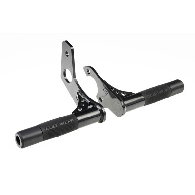 Crashbar Clubstyle spate negru Softail M8 CULT-WERK HD-BRO144