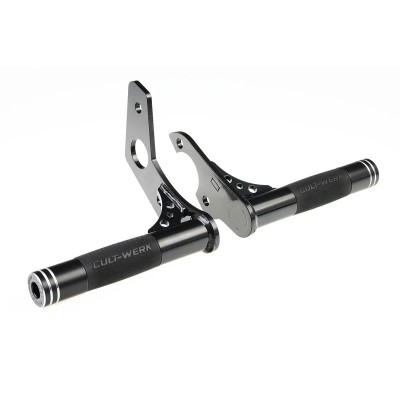Bară de protecție CLUBSTYLE X1 spate negru SOFTAIL M8 CULT-WERK HD-BRO151