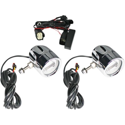 Lumină de ceață SS8 crom CUSTOM DYNAMICS PB-FOG-SS8-C