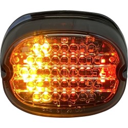 Lumina spate cu semnalizatoare integrate și capac fumuriu CUSTOM DYNAMICS CD-INT-TL-NW-S