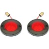 Semnal flat 1156 blk/red CUSTOM DYNAMICS PB-FB-R-1156BR