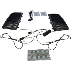 Inserții inferioare pentru lumini de carenă CUSTOM DYNAMICS CD-LF-AW-B