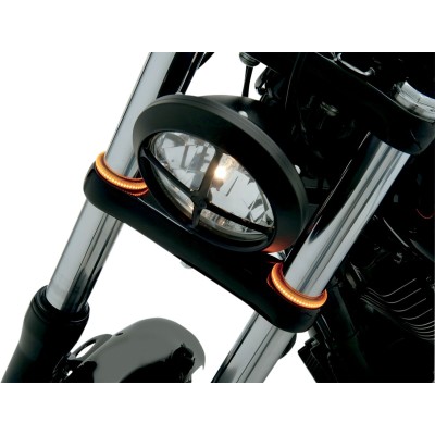 Inele LED pentru furci TRUWRAPZ 56MM AMBER/SMOKED CUSTOM DYNAMICS TW56AS Inele LED pentru furci TRUWRAPZ 56MM AMBER/SMOKED CUSTOM DYNAMICS TW56AS