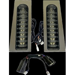 Lumină PROBEAM FILLERZ dual color chrome cu lentilă fumurie CUSTOM DYNAMICS PB-ECE-FILL-SC