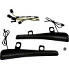 Lumină led turn signal windshield trim neagră cu lentilă fumurie CUSTOM DYNAMICS CD-RG23-SWT-B