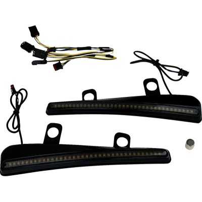 Lumină led turn signal windshield trim neagră cu lentilă fumurie CUSTOM DYNAMICS CD-RG23-SWT-B Lumină led turn signal windshield trim neagră cu lentilă fumurie CUSTOM DYNAMICS CD-RG23-SWT-B