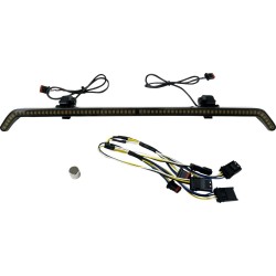 Lumină led semnalizator carenă vent negru cu lentilă fumurie CUSTOM DYNAMICS CD-RG23-C-B