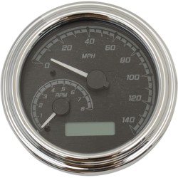 Indicator MVX series chrome gray DAKOTA DIGITAL MVX-2004-KG-C Indicator MVX series chrome gray DAKOTA DIGITAL MVX-2004-KG-C