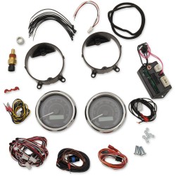 Set de instrumente MVX-8K SERIES crom negru gri DAKOTA DIGITAL MVX-8200-KG-C