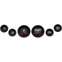 Indicator 6/set BL BZ FLHT04+ DAKOTA DIGITAL MLX-8604-K