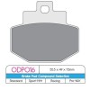 Plăcuță de frână ODP organic DP BRAKES ODP016