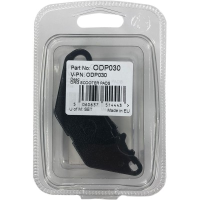 Plăcuță de frână organică pentru scuter DP BRAKES ODP030 Plăcuță de frână organică pentru scuter DP BRAKES ODP030