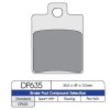 Plăcuță de frână standard sinterizată DP BRAKES DP635