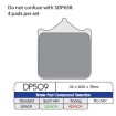 Plăcuță de frână DP sinterizată pentru înlocuire stradală, touring, off-road/ATV DP BRAKES DP509 Plăcuță de frână DP sinterizată pentru înlocuire stradală, touring, off-road/ATV DP BRAKES DP509 thumb