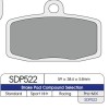 Plăcuță de frână DP sinterizată pentru înlocuire stradală touring off-road/ATV DP BRAKES DP552