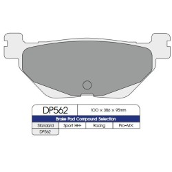Plăcuță de frână DP sinterizată pentru înlocuire stradală, touring, off-road/ATV DP BRAKES DP562 Plăcuță de frână DP sinterizată pentru înlocuire stradală, touring, off-road/ATV DP BRAKES DP562