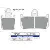 Plăcuță de frână DP sinterizată pentru înlocuire stradală touring off-road/ATV DP BRAKES DP976