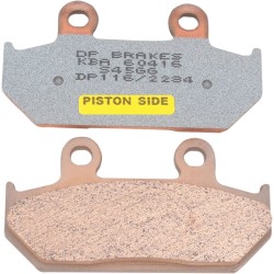 Plăcuță de frână DP sinterizată pentru înlocuire stradală, touring, off-road/ATV DP BRAKES DP116 Plăcuță de frână DP sinterizată pentru înlocuire stradală, touring, off-road/ATV DP BRAKES DP116