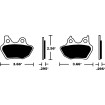 Plăcuță de frână DP sinterizată pentru înlocuire stradală, touring, off-road/ATV DP BRAKES DP918 thumb