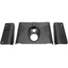 Capace față RIBBED 3 PC GLOSS BLACK DRAG SPECIALTIES 74156BBX