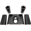 Capace pentru furci/glisoare cu suprafață nervurată negru lucios DRAG SPECIALTIES 74157B