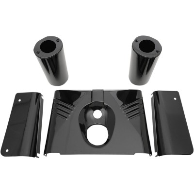 Capace pentru furci/glisoare cu suprafață nervurată negru lucios DRAG SPECIALTIES 74157B Capace pentru furci/glisoare cu suprafață nervurată negru lucios DRAG SPECIALTIES 74157B
