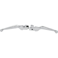 Set de manete cu crestături și mâner larg cromat DRAG SPECIALTIES H07-0769