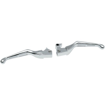 Set de manete cu crestături și mâner lat crom DRAG SPECIALTIES H07-0589