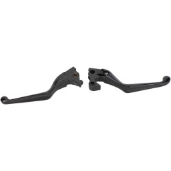 Set manete negre mate cu fante largi DRAG SPECIALTIES H07-0592MB Set manete negre mate cu fante largi DRAG SPECIALTIES H07-0592MB