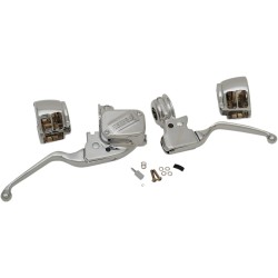 Set de control al ghidonului (crom) DRAG SPECIALTIES H07-0795 Set de control al ghidonului (crom) DRAG SPECIALTIES H07-0795