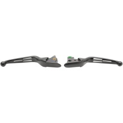 Set de manete negre cu fante DRAG SPECIALTIES H07-0603MB Set de manete negre cu fante DRAG SPECIALTIES H07-0603MB