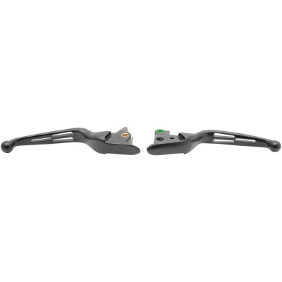 Set de manete negre cu fante DRAG SPECIALTIES H07-0603MB