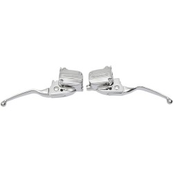 Set de control al frânei și ambreiajului crom DRAG SPECIALTIES H07-0802-A Set de control al frânei și ambreiajului crom DRAG SPECIALTIES H07-0802-A