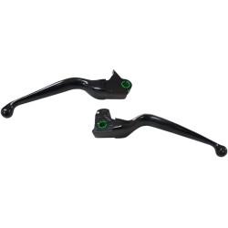 Set de manete cu aripioară largă negru mat DRAG SPECIALTIES H07-0596MB Set de manete cu aripioară largă negru mat DRAG SPECIALTIES H07-0596MB