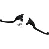 Set manete narrow blk 18-23 softail DRAG SPECIALTIES H07-0593NMB