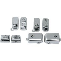 Set capace pentru comutatoare cu audio crom DRAG SPECIALTIES H18-033600-C Set capace pentru comutatoare cu audio crom DRAG SPECIALTIES H18-033600-C