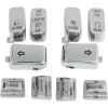 Capace pentru comutatoare cu control audio/cruise chrome DRAG SPECIALTIES H18-033700-C