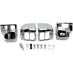 Set carcasă comutator cu radio/cruise crom DRAG SPECIALTIES H07-0785 Set carcasă comutator cu radio/cruise crom DRAG SPECIALTIES H07-0785