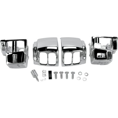 Set carcasă comutator cu radio/cruise crom DRAG SPECIALTIES H07-0785