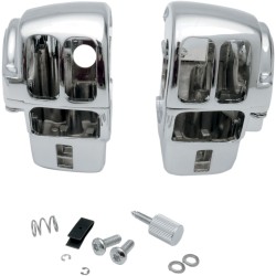Cutie pentru comutatoare cu radio chrome DRAG SPECIALTIES 07-0530AB Cutie pentru comutatoare cu radio chrome DRAG SPECIALTIES 07-0530AB