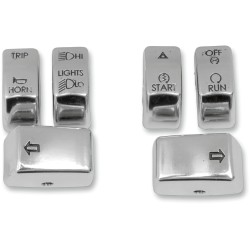Set capace pentru comutatoare crom DRAG SPECIALTIES H07-0340CO-C Set capace pentru comutatoare crom DRAG SPECIALTIES H07-0340CO-C