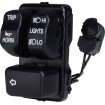 Modul de control stânga negru pentru ghidon DRAG SPECIALTIES 78591B thumb