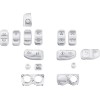 Capace pentru comutatoare - crom DRAG SPECIALTIES H18-0357CO-C