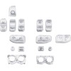 Capace pentru comutatoare - crom DRAG SPECIALTIES H18-0358CO-C