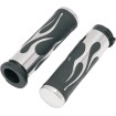 Mânere flame chrome/cauciuc DRAG SPECIALTIES 17-0571DB Mânere flame chrome/cauciuc DRAG SPECIALTIES 17-0571DB thumb