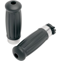 Mânere vintage cromate/cauciuc DRAG SPECIALTIES 17-0558 Mânere vintage cromate/cauciuc DRAG SPECIALTIES 17-0558