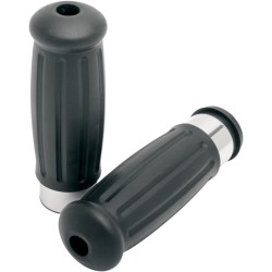 Mânere vintage touring crom/ cauciuc DRAG SPECIALTIES 17-0559T
